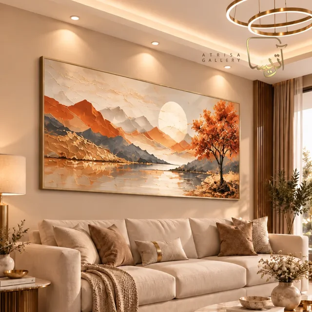 تابلو طرح طبیعت کد 823.9