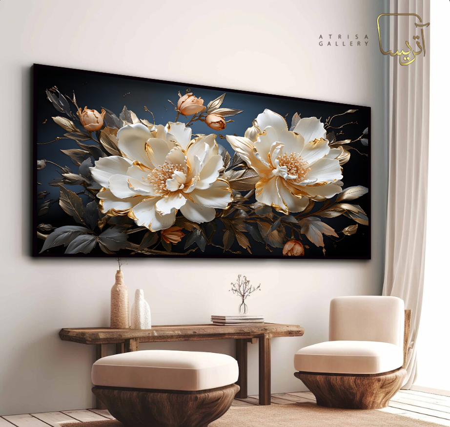 تابلو طرح گل