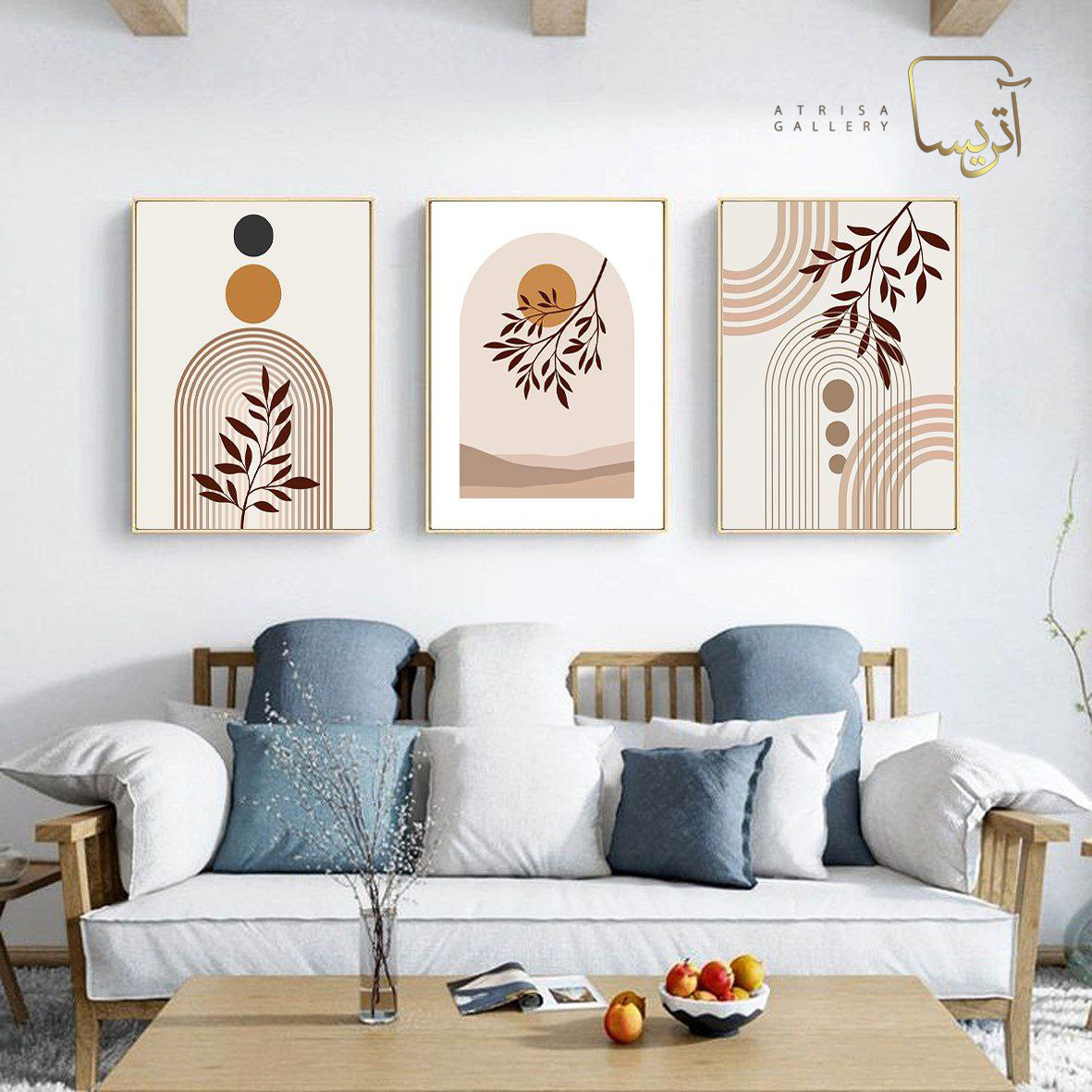 تابلو مینیمال؛ تلفیق سادگی مدرن با روح ظرافت ایرانی