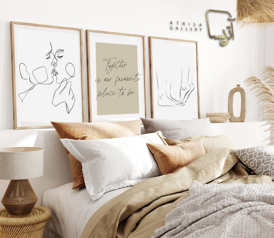 راهنمای انتخاب تابلو دکوراتیو برای اتاق خواب؛ زیبایی و آرامش در کنار هم