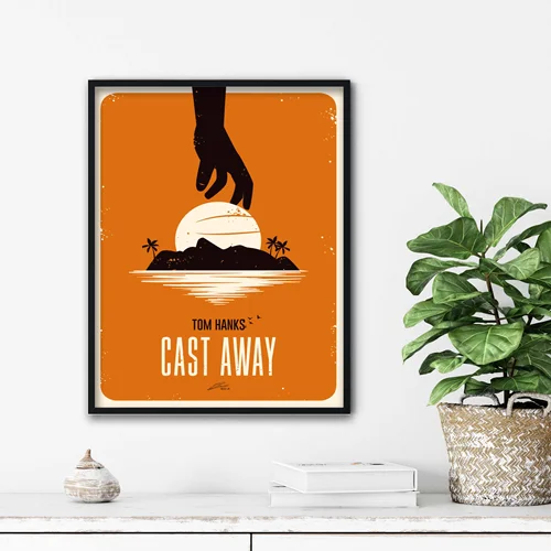 تابلو پوستر فیلم CAST AWAY