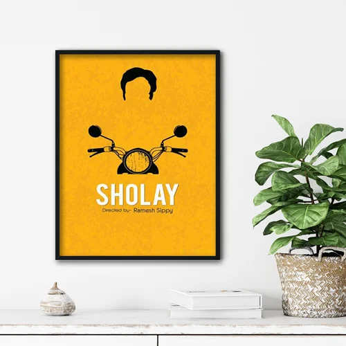 تابلو پوستر فیلم SHOLAY