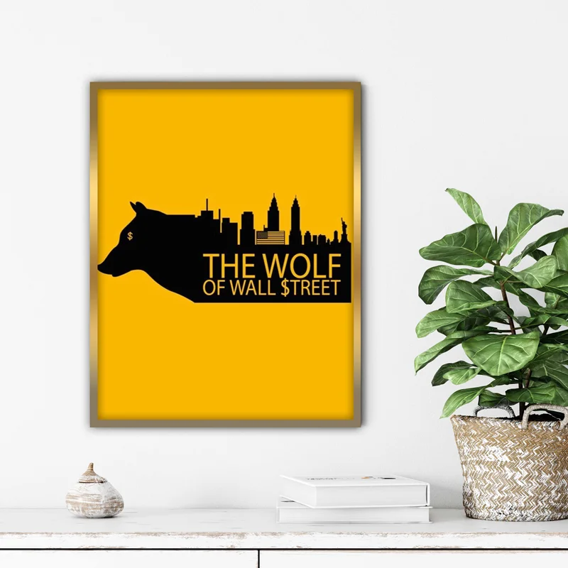 تابلو پوستر فیلم the wolf of wall street
