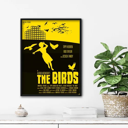 تابلو پوستر فیلم THE BIRDS