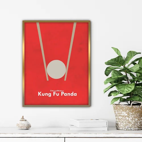 تابلو پوستر فیلم مدل کنگ فو پاندا