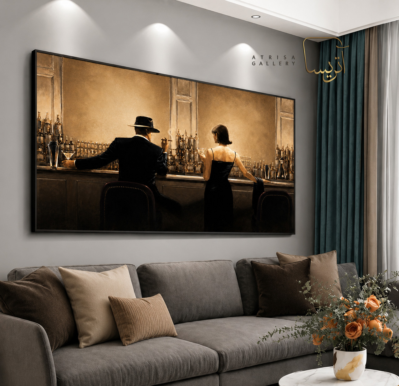 تابلو طرح عاشقانه