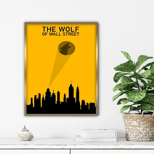 تابلو پوستر فیلم the wolf of wall street