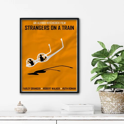 تابلو فیلم Stranger on a train