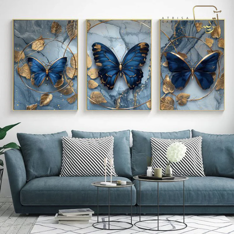 تابلو طرح پروانه مدرن