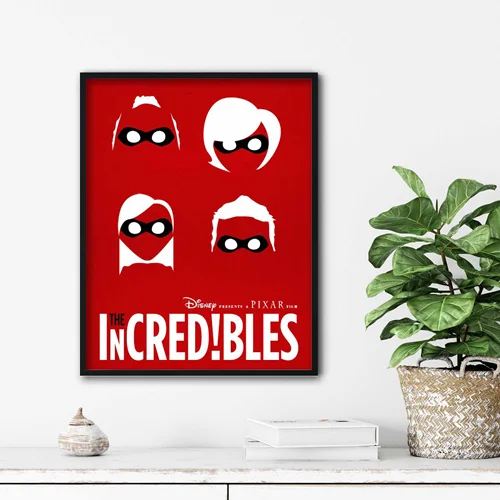 تابلو پوستر فیلم the INCEREDIBLES
