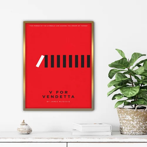 تابلو پوستر فیلم v for vendetta