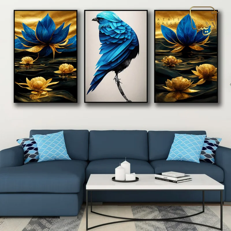 تابلو طرح پرنده مدرن