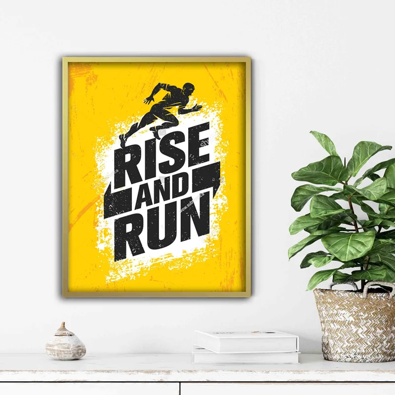 تابلو انگیزشی rise and run