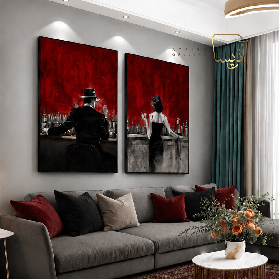 تابلو طرح عاشقانه