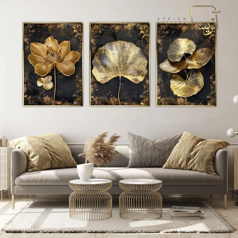 تابلو طرح گل مدرن