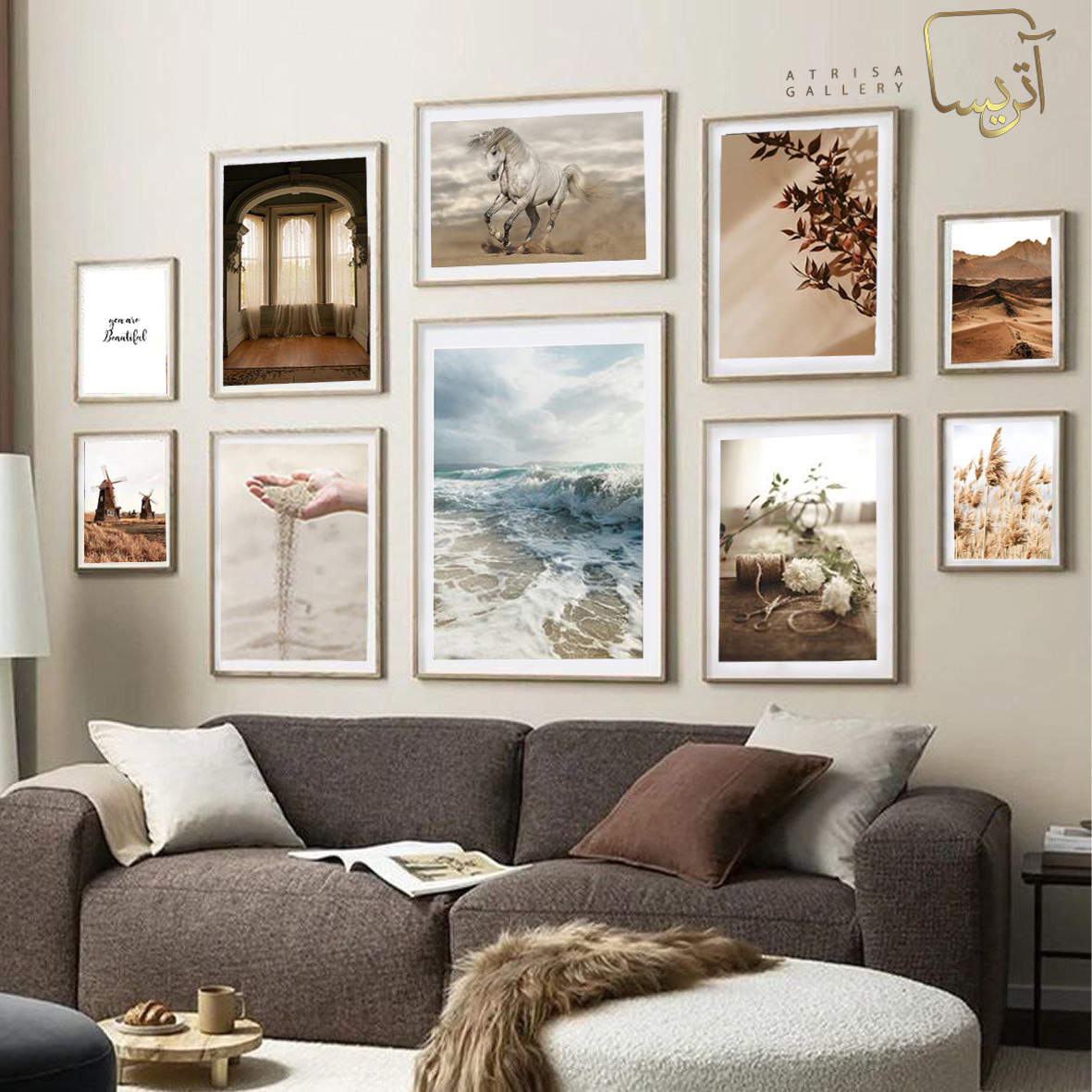 تابلو طرح طبیعت