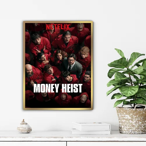 تابلو پوستر فیلم money heist