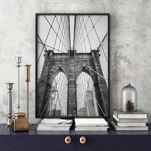 تابلو دکوراتیو طرح پل منهتن