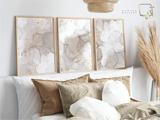 تابلو دکوراتیو طرح اتاق خواب