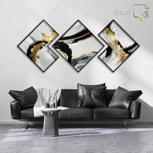 تابلو طرح آبستره مدرن